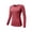 Red, variant on WMTBSRSW Womens Quick Dry Yoga Tops Crewneck Long Sleeve Athletic Workout Shirts Slim Fit Running Gym Tee Green Medium