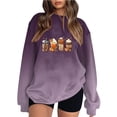 thumbnail image 5 of Futezty Womens Halloween Pumpkin Sweatshirts Fall Iced Coffee Lover Shirt Long Sleeve Pullover Tops Clothes, 5 of 8