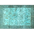 thumbnail image 1 of Ahgly Company Indoor Rectangle Animal Light Blue Traditional Area Rugs, 3' x 5', 1 of 4