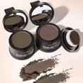 thumbnail image 4 of Black Hair Root Touch Up Powder 4g | Natural Instant Waterproof Hairline Shadow Concealer for Sparse Hair Coverage, Long Lasting Black Brown Coffee Brown, 4 of 8
