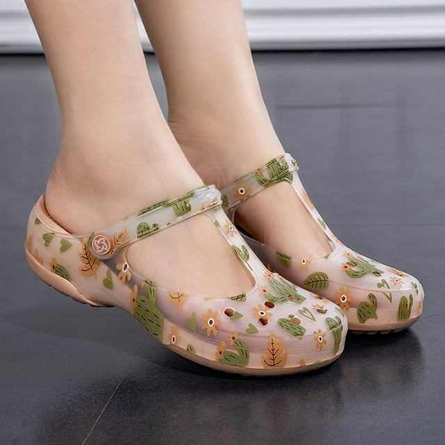 Sabot de Jardin Classique pour Femmes, Sandale d'Eau Décontractée à Enfiler pour Intérieur Extérieur Plage, Chaussures de Course en Mousse Sabots Antidérapants Chaussures pour Femmes Filles