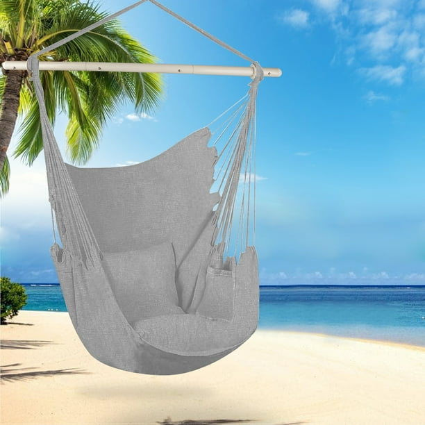 Large Hammock Chair Swing, Relax Hanging Rope Swing Chair with