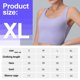 thumbnail image 2 of Ropa interior deportiva para mujer Chaleco de entrenamiento con almohadilla cruzada en la espalda Top desnudo de soporte medio para mujer - Púrpura claro, 2 of 6