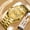 Full Gold-Gold Noodles, variant on Men's Quartz Watch, Luminous Waterproof Multifunctional Men's Watch, Business Trendy Fashion Men's Wristwatch with Calendar