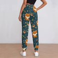 thumbnail image 3 of Women's Sweatpants, Cute Plant Fox Baggy Sweatpants Joggers for Women, Fall Outfits for Women 2024 Lounge Yoga Athletic Workout Pants with Pockets, 3 of 7
