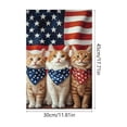 thumbnail image 2 of Kugisaki 4th of July Garden Flag 12x18 Inch Patriotic Flag Yard Decoration for Summer Independence Day 250th Years Anniversary Holiday Outside, 2 of 6