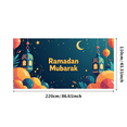 thumbnail image 3 of Festive Ramadan Lantern Design Backdrop Banner for Eid Party Wall Decoration Photography Props Celebration Scenery Event Decor Party Supplies, 3 of 8
