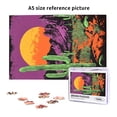 thumbnail image 6 of 1000 pcs 1000 Piece Vibrant Jigsaw Puzzle Sunset Desert Cactus,Unique and Beautiful Design,Charm Plant Cactus Wooden Puzzles,for Puzzle Lovers,Impossible Hard Difficult Challenging Puzzles for Adults, 6 of 6