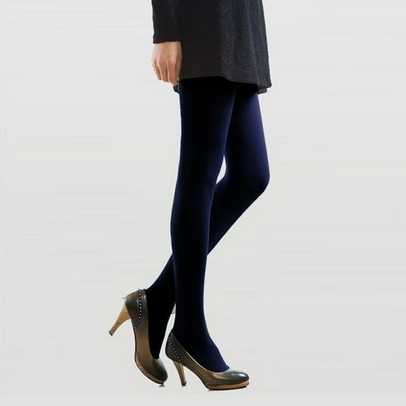 Bunenne Pantyhose for Women Womens Tights Sheer Black Tights for Women Autumn Burnish Opaque Tights Candy Color Leggings Tights Trample Plus Size Tights Sheer Pantyhose Navy One Size