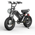 thumbnail image 2 of Spacewalk Small Electric Bike,16" Fat Tire Ebike,More Suitable for Holiday gift, and Teenagers with 750W Motor, 21.7MPH with Removable 48V/15AH Battery,50-Miles Motorcycle, 2 of 8