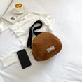 thumbnail image 3 of Lock Shell Bandolera Corduroy Mujeres Crossbody Bolsas para Adolescente Niñas (Marrón) Sywqhk Para Estrenar, 3 of 8
