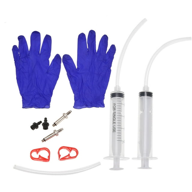 KAKOWELY Disc Brake Bleed Kit Bike Oil Disc Brake Bleed Kit Maintenance Tool Hydraulic Disc Brake Bleed Kit Oil Injection Tool Compatible for Avid Formula Hayes