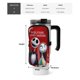 thumbnail image 5 of Bolsa para botella de agua deportiva y brazalete de Pesadilla antes de Navidad para accesorios de taza, yoga, gimnasio, bolsa para botella de agua deportiva para hombres y mujeres, color negro, 5 of 5