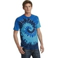 thumbnail image 4 of Port & Co Adult Male Men Dye Short Sleeves T-Shirt Ocean Rainbow 3X-Large, 4 of 6