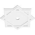 thumbnail image 2 of 20"OD x 2"ID x 11"C x 1"P Axel Architectural Grade PVC Contemporary Ceiling Medallion, 2 of 11