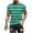 Army Green1, variant on yillto Men Big and Tall Striped Shirts Short Sleeve Crew Neck Loose Summer Lightweight Causal Tee
