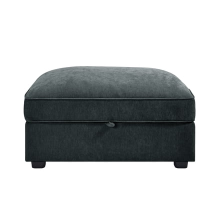 Ottoman - chenille-Grey