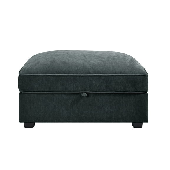 Ottoman - chenille-Grey