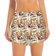 thumbnail image 2 of Vsdgher Western Cowboy Athletic Shorts for Women, Women's Running Double Layer Shorts, High Waisted Yoga Shorts, Workout Athletic Shorts-XX-Large, 2 of 7