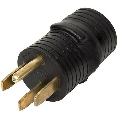 30a 125v Straight Adapter - ALEKO GAD5030 Generator RV Adapter Plug, 50A Male to 30A Female 125V