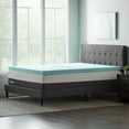 thumbnail image 5 of Lucid 3" Cooling Gel with Aloe Plush Memory Foam Mattress Topper, Twin, 5 of 12