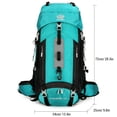 thumbnail image 3 of Waterproof Backpacking Mountaineering Backpack 60L Hiking Backpack Large Capacity Camping Backpack, 3 of 7