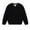 Black, variant on lnmuld Hoodies for Teen Girls Solid Color Kids Child Boys Girls Solid Patchwork Long Sleeve Cotton Round Collar Sweatshirt Pullover Tops Outfits Clothes Size:5-6 Years