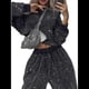 thumbnail image 3 of Conjuntos de Dos Piezas para Mujer: Blusas con Estrellas Brillantes, Camisetas, Pantalones y Conjuntos para Conciertos y Fiestas. Negro M, 3 of 10