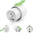 thumbnail image 4 of Jinsinto USB Rechargeable Portable Juicer Blender for Shakes and Smoothies Fruit Blender Onion Chopper Stainless Steel Chopper 340ml 55W (Green), 4 of 5