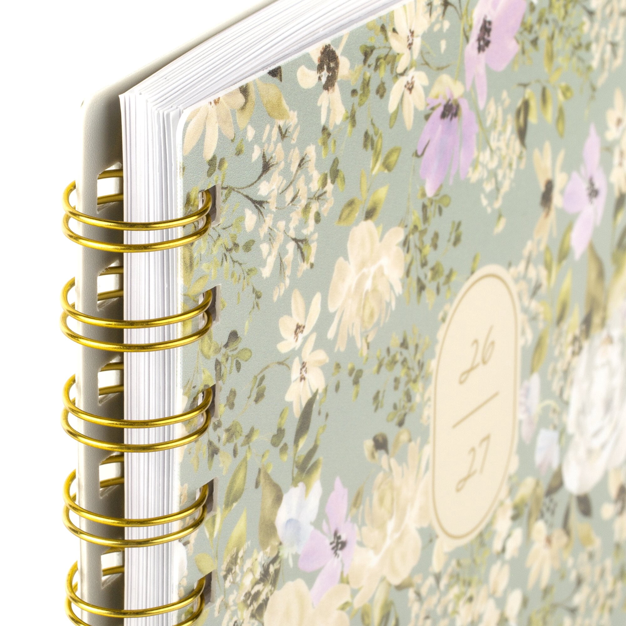 Leah Bisch for Mead Cambridge Academic 2026-2027 Weekly Monthly Planner Peony