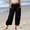 Black, variant on 2026 New Limit-time Offer, Women's Casual Pants with Pockets Solid Color Elastic Waist Full Length Comfy Lounge Bottoms Drawstring Sweatpants for Daily Wear Sports Yoga Beach Vacation Loungewear
