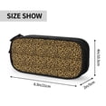 thumbnail image 4 of Goofa Gold Glitter Leopard Pattern Big Capacity Pencil Pen Case Office College Large Storage High Capacity Bag Pouch Holder Box Organizer, 4 of 9
