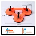 thumbnail image 1 of S Lifting Suction Cups Heavy Duty Vacuum ABS Handle Holder For Lift Floor Tile Car Windshield Repair Hand Construction Tools ,Easy to Operate, 1 of 7