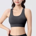thumbnail image 2 of enyan Sports Bras Womens Bras Wireless Comfortable Bra Supportive No Underwire Bras Tshirt Push Up Bralettes Plunge Seamless Bra Grey,L, 2 of 5