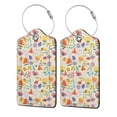 thumbnail image 5 of Rocae Insects In Plants for Leather Luggage Baggage Tags ID Label Privacy Cover ID Label with Stainless Steel Loop and Address Card, 5 of 5
