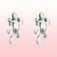 thumbnail image 3 of Gecko Animal Cartilage Stud Earrings for Women 925 Sterling Silver Halloween Climber Crawler Small Tragus Studs, 3 of 8