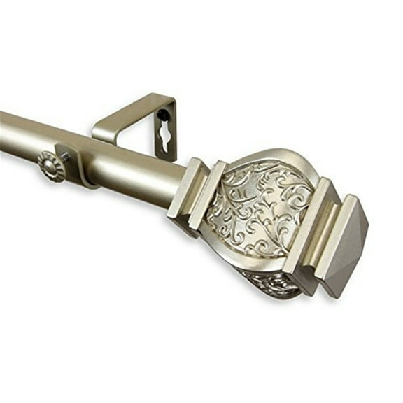 Margot 1" Curtain Rod-Color:Light Gold,Size:160-240"