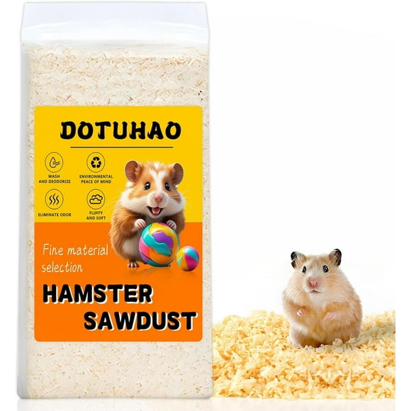 2 LB Hamster Bedding, Sawdust, Wood Shavings, Pine Shavings, Guinea Pig Bedding, Rabbit Bedding, Rat Bedding, Small Animal Bedding, Pet Bedding, Wood Chips for Pets (2 LB)