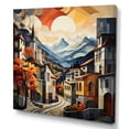 thumbnail image 2 of Designart "Vistas Of The Urban Cityscape I" Landscape Mountains Wall Decor, 2 of 7