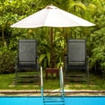 thumbnail image 4 of Costway 4PCS Patio Folding Dining Chair Recliner Adjustable Black, 4 of 11