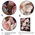 thumbnail image 3 of Designart "Pink White Magnolias Magnolia Beauty " Floral Floater Framed Canvas Print, 3 of 7
