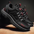 thumbnail image 4 of NOKIO Men's Climbing Sneakers Outdoor Hiking T𝗋a𝗂𝗅 Shoes L𝗈w Top Sports Shoes with Anti-S𝗅ip Durab𝗅e Sole, Comfortable Wide Width Shoes for Boating Camping Backpacking Travel Running Wear, 4 of 5