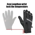 thumbnail image 4 of TERGAYEE Winter Gloves for Men Women,Luminous Gloves with manipulatescreen fingers for outdoor activities,Water-resistant and Windproof running gloves for men and women, 4 of 9