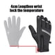 thumbnail image 4 of Fiudx Guantes Unisex con Aislamiento para Pantalla Táctil, Forro de Lana para Mayor Calidez, Palma de Silicona Antideslizante, para Actividades Al Aire Libre En Invierno, Ciclismo y Senderismo, Talla, 4 of 7