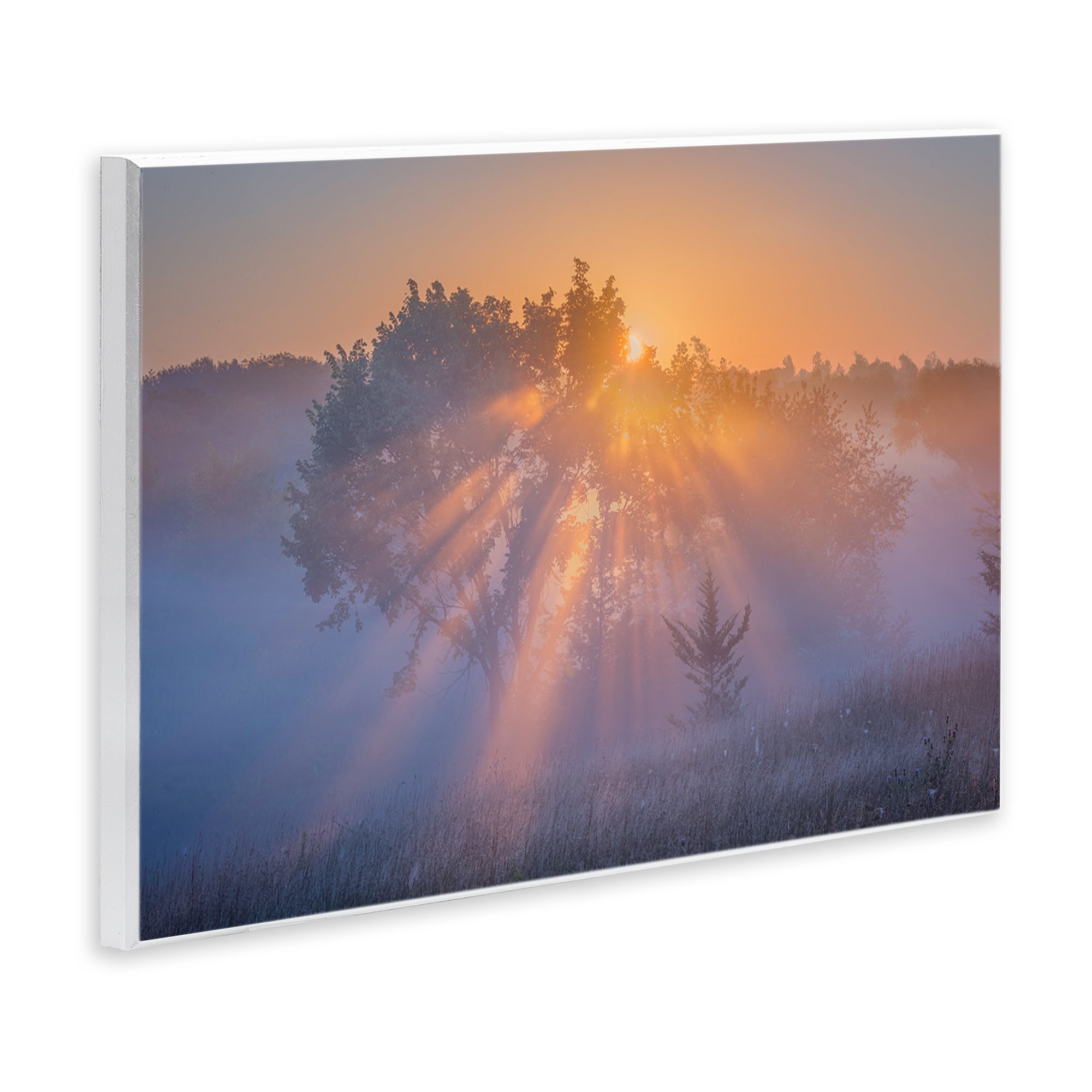 Stupell Industries Sun Rays Peeking Landscape Landscape & Nature Photography Unframed Art Print Wall Art, 15 x 10