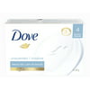 Dove Unscented Beauty Bath Bar Soap With Moisturizing Cream 4 Individual 4oz Bars New Sealed