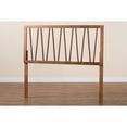 thumbnail image 5 of Baxton Studio Rahela Mid-Century Modern Ash Walnut Finished Wood Queen Size Headboard, 5 of 9