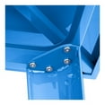 thumbnail image 3 of 30'' X 48" Rectangular Blue Metal Restaurant Patio Dining Table For Indoor or Outdoor Use, 3 of 7