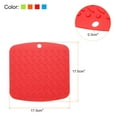 thumbnail image 2 of Uxcell Silicone Trivet Mat 4Pcs, Hot Pot Holder Hot Pads for Table & Countertop, Heat Resistant Trivet Mat-Multicolor, 2 of 5