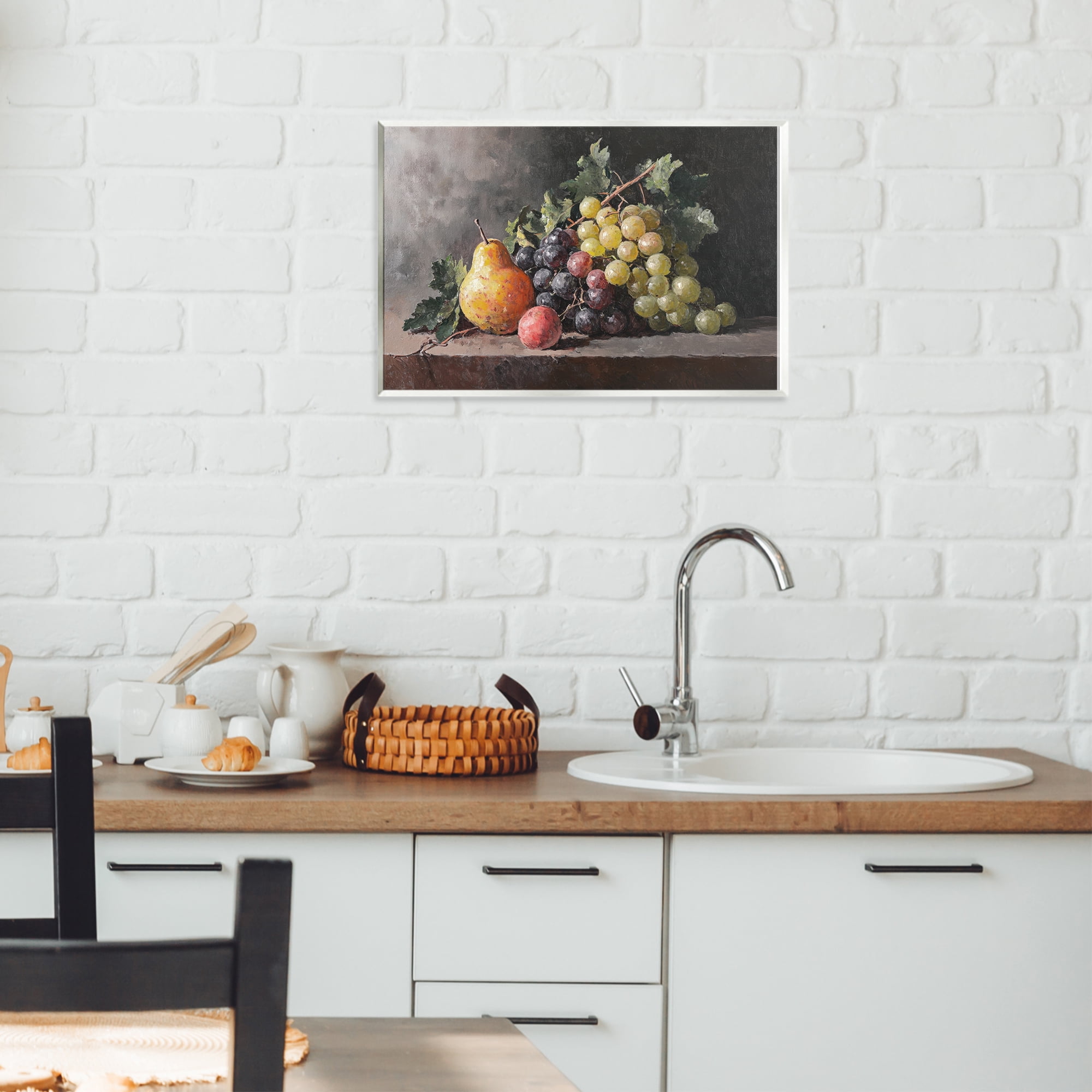 Stupell Industries Bountiful Fruit Classic Still Life Wall Plaque Art, design by Petal Prints Design